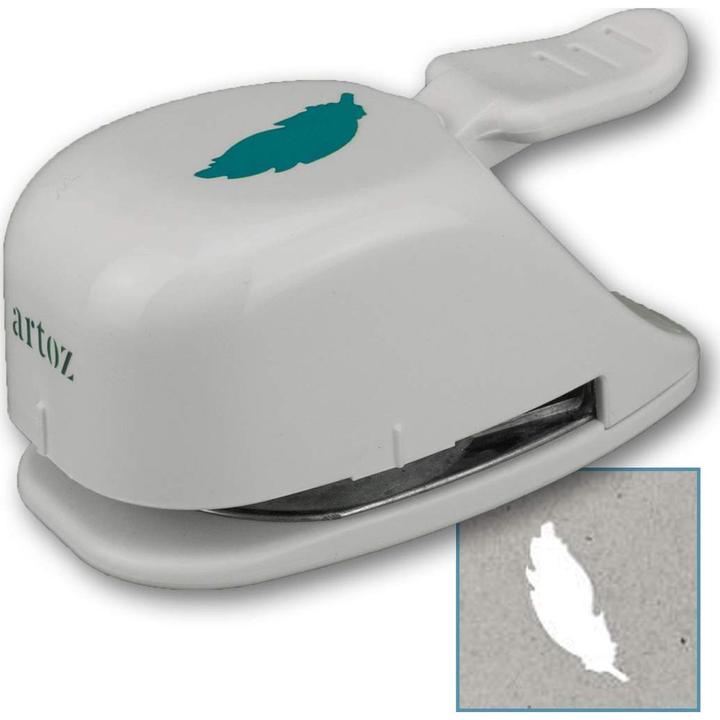 Actual product image Artoz Motif punch feather, 3.1 cm