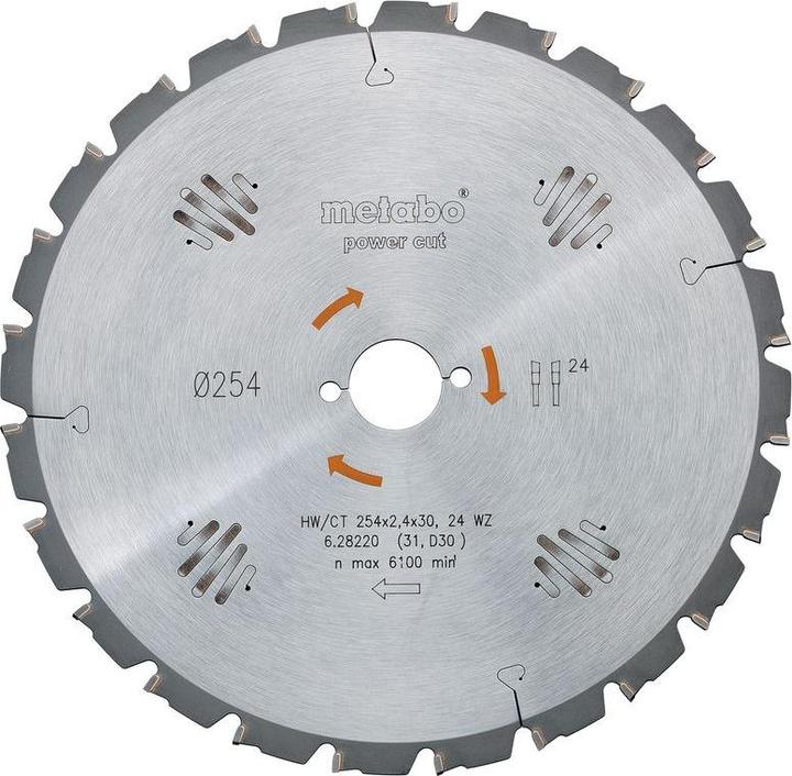 Actual product image Metabo Circular saw blade HW/CT90x20x26