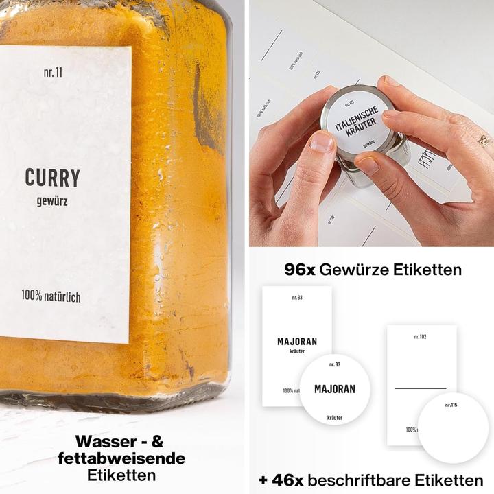 Produktbild Deco haus Gewürzgläser (0.12 l)