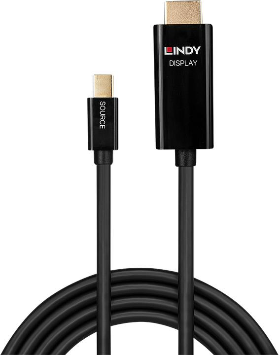 Produktbild Lindy Mini DisplayPort — HDMI (Typ A) (0.50 m, DisplayPort, HDMI, 2.0)