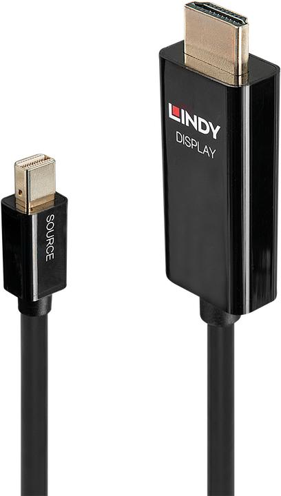 Produktbild Lindy Mini DisplayPort — HDMI (Typ A) (0.50 m, DisplayPort, HDMI, 2.0)