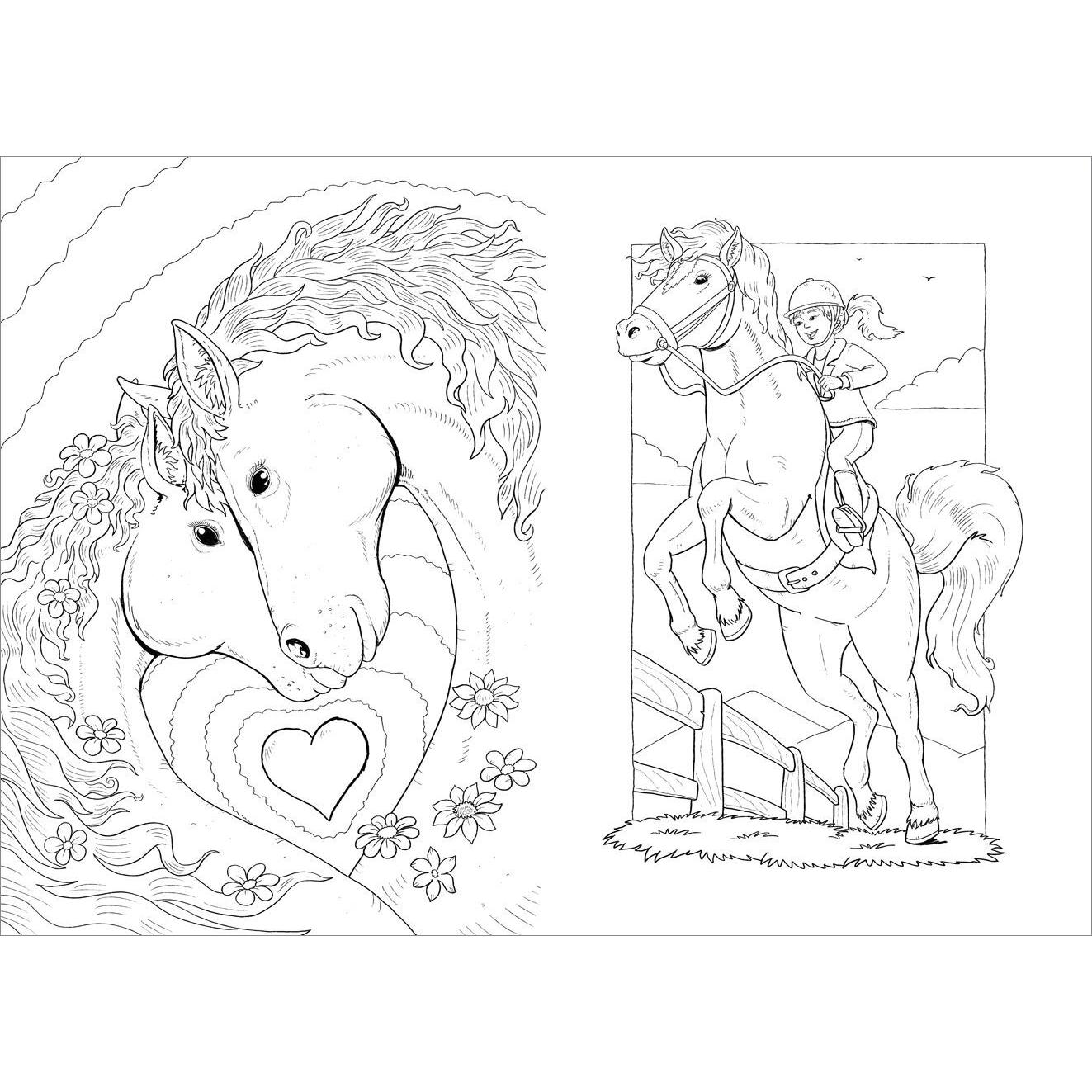 Thumbnail - Tessloff Sticker-Malbuch Pferde