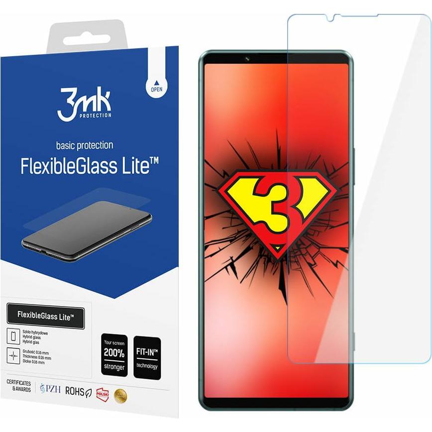 Thumbnail - 3MK FlexibleGlass Lite Sony Xperia 5 IV Szklo Hybrydowe Lite (1 Stück, Sony Xperia 5 IV), Smartphone Schutzfolie, Transp...