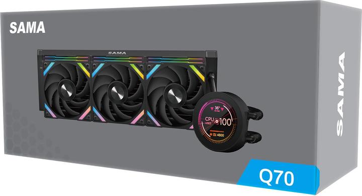 Produktbild Sama Gears Q70 Black 360mm AIO