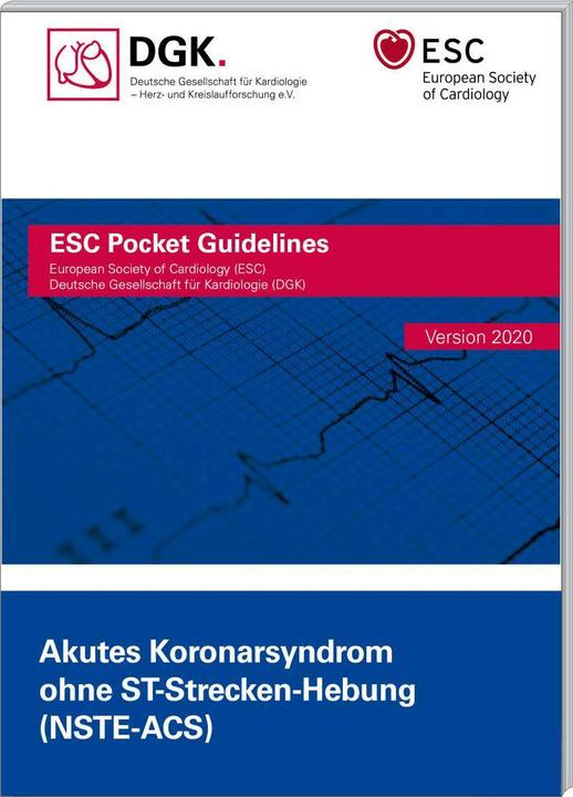 Produktbild Akutes Koronarsyndrom ohne ST-Hebung (NSTE-ACS) (Deutsch, Deutsche Gesellschaft für Kardiologie, 2021)
