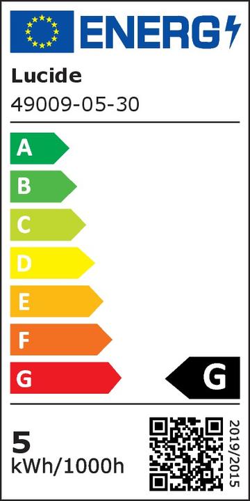 Etichetta energetica Lucide Grony (700 lm, GU10)