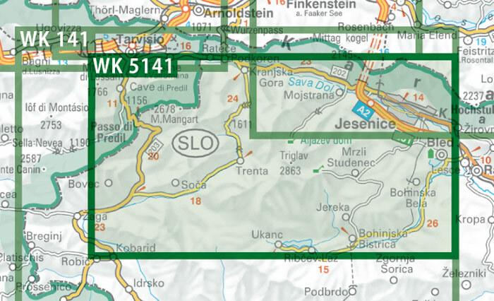Produktbild Nationalpark Triglav - Kranjska Gora - Planica - Bled 35000 (Deutsch, 2013)
