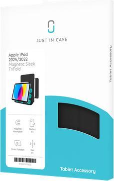 Immagine prodotto Just in Case Sleek Tri-Fold Hülle Schwarz Magnetisch Apple iPad 2022/2025 11 (Apple iPad 2022 (10a generazione), Apple iPad 2025 (11a generazione))