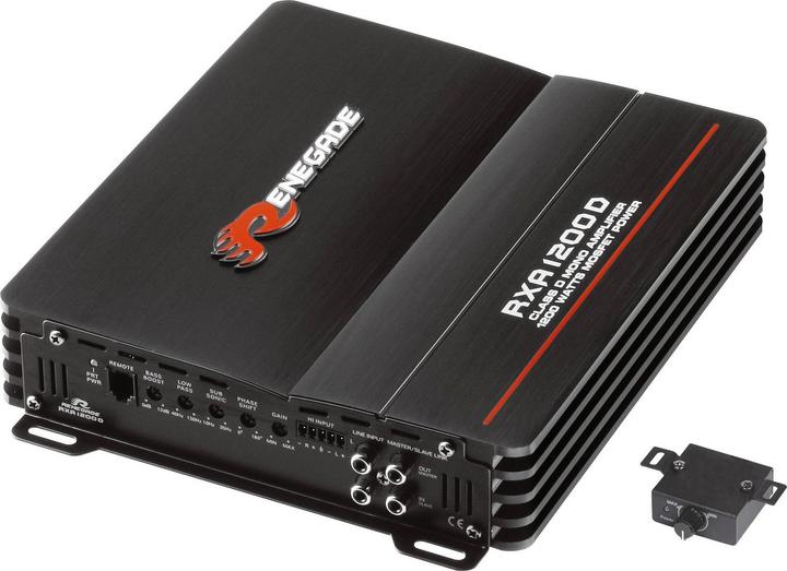 Actual product image Renegade Digital monoblock RXA1200D (4-channel amplifier)