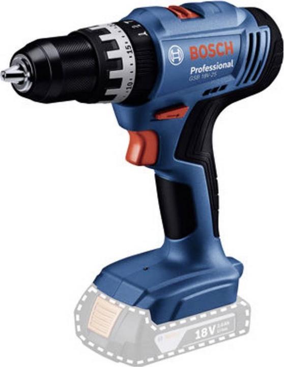 Image du produit Bosch Professional Bosch Akku-Schlagbohrschauber GSB 18V-25 (solo C) (Fonctionnement sur batterie)