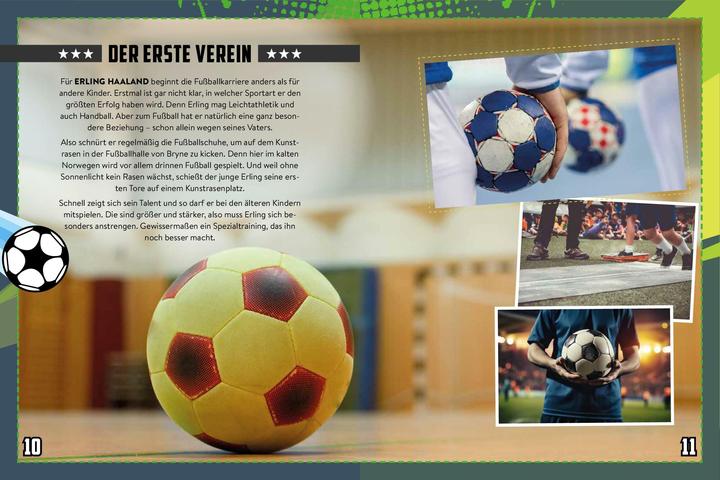 Produktbild Kozinowski:Werde wie... Erling Haaland (Deutsch, Jonas Kozinowski, Alessandro Valdrighi, Schwager & Steinlein Verlag, 2024)