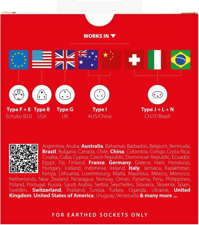 Actual product image Skross Pro-World & USB - Travel Adapter