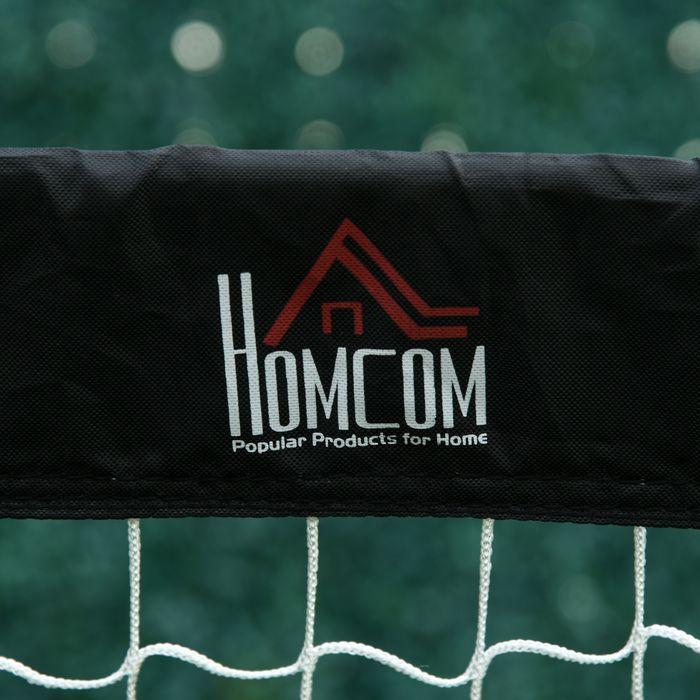 Produktbild Swisshandel24 Fussballtore, Fussballnetz, 2er Set Minitore, Faltbar, Stahl, Tetrolon, Schwarz, 186 x 90 x 89 cm