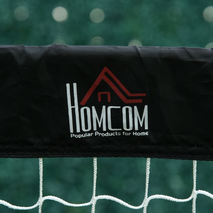 Immagine prodotto Swisshandel24 Porte da calcio, rete da calcio, set di 2 mini porte, pieghevoli, acciaio, Tetrolon, nero, 186 x 90