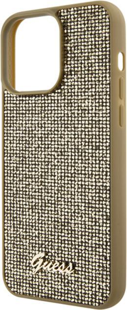 Produktbild Guess GUHCP15XPMSDGSD iPhone 15 Pro Max 6.7" złoty/gold hardcase Disco Metal Script (Apple iPhone 15 Pro Max)