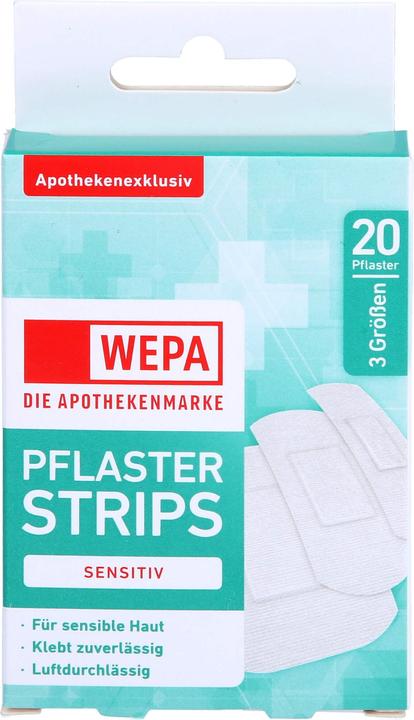 Wepa Plaster Str Sensit 3gr, 20 pcs PFL (20 x)