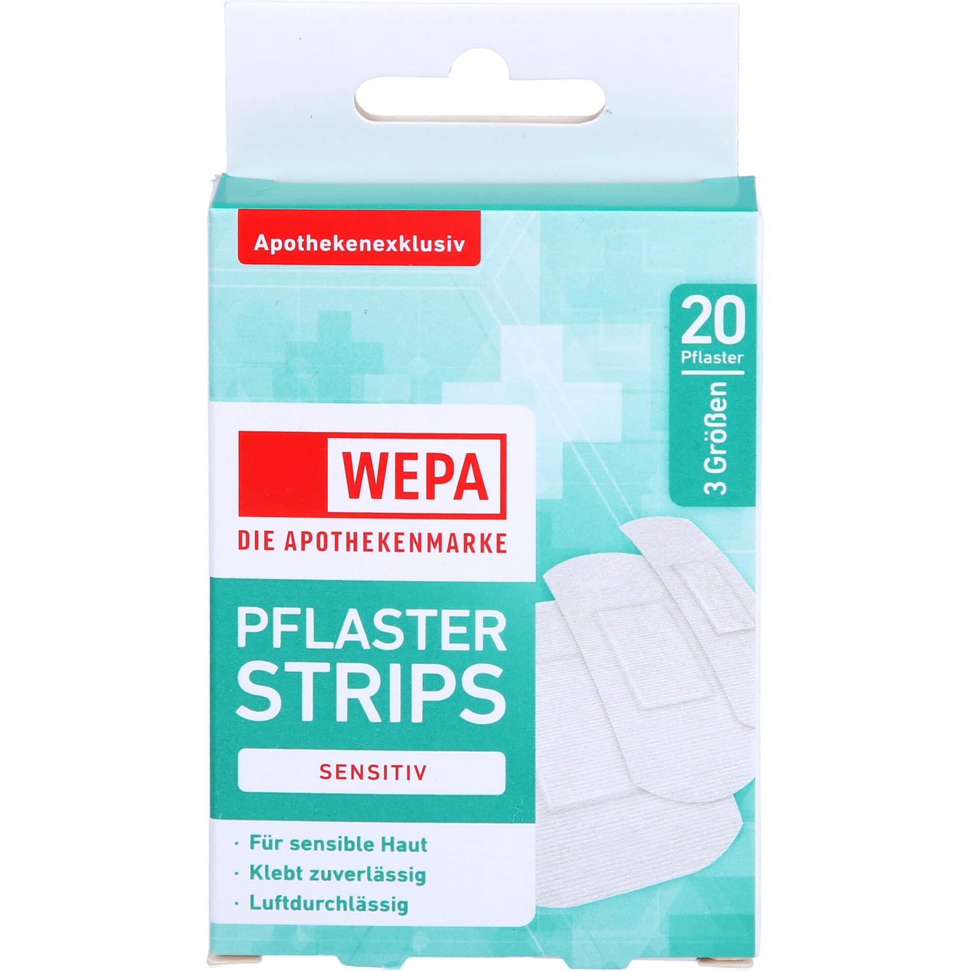 Wepa, Pflaster, Pflast Str Sensit 3gr, 20 St PFL (20 x)