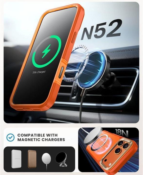 Produktbild i-Blason MagSafe Hülle iPhone 17 Pro Shockproof 6m mit Ständer (Apple iPhone 17 Pro Max)