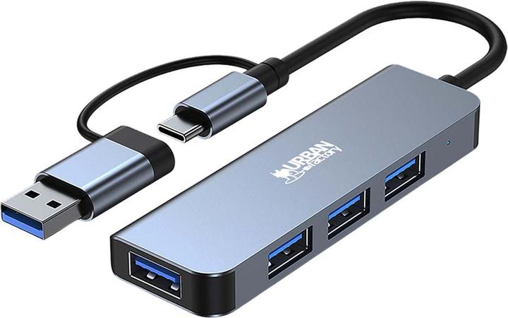 Actual product image Urban Factory Mining USB-A/C hub (USB-A, 4 ports)