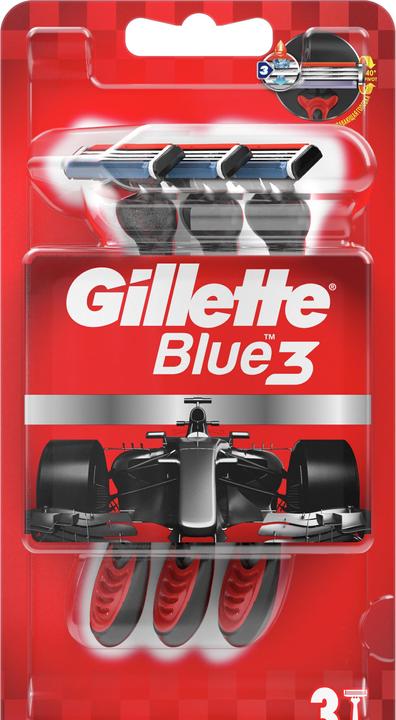Gillette Gilette Nitro Einwegrasierer Blau 3 Stück (3 x)