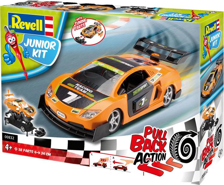 Produktbild Revell 00832 Pull Back Racing Car, orange Automodell Bausatz