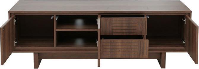 Produktbild Mendler TV-Rack HWC-O34, Melamin 51,5x150x39,5cm – braun