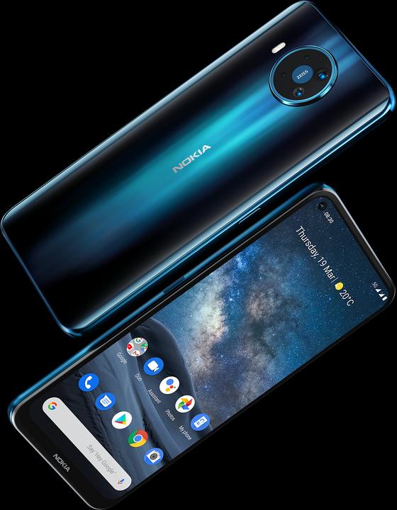 Actual product image Nokia 8.3 (128 GB, Polar Night, 6.81", Hybrid Dual SIM, 64 Mpx, 5G)