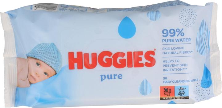 Image du produit Huggies Lingettes humides Pure (56 pcs)