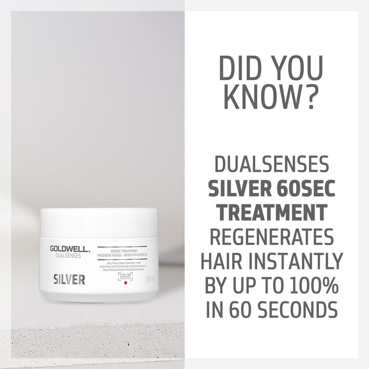 Image du produit Goldwell Traitement Dualsenses Silver 60sec (200 ml)