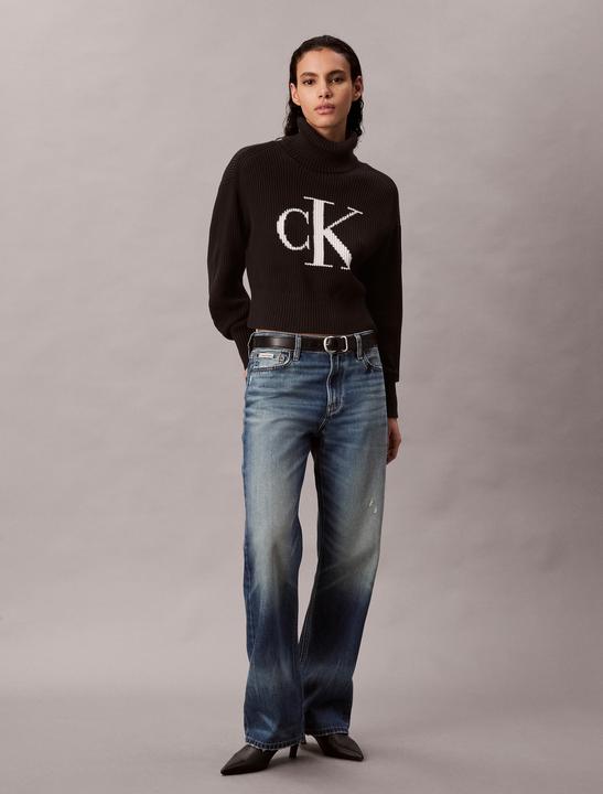 Produktbild Calvin Klein Jeans Blown Up Ck Loose Sweater Contra (M)