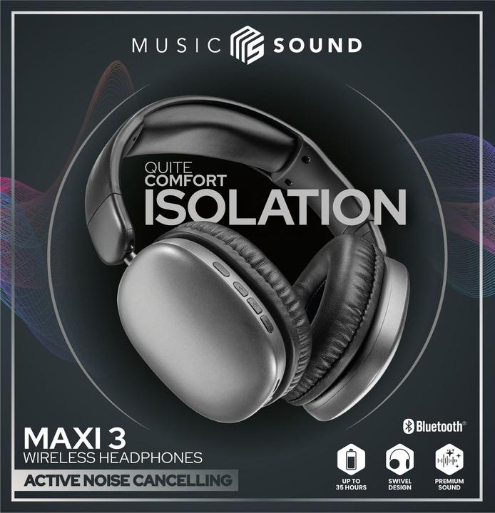 Immagine prodotto Cellularline Music & Sound Bluetooth Headphone MAXI 3 (35 h, Senza fili)