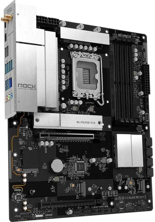 Productafbeelding AsRock MB Intel 1851 B860 Rock WiFi 7 (LGA 1851, Intel B860, ATX)