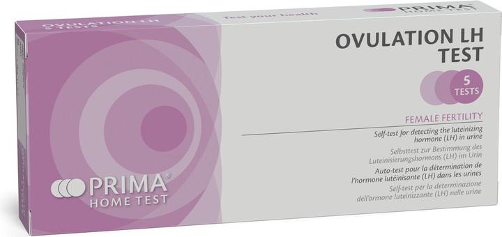 Actual product image Prima HOME TEST Ovulation LH Test