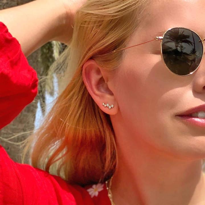 Immagine prodotto Candy Orecchini Elvy, argento 925, placcati oro (Argento 925, Placcato oro 18k)