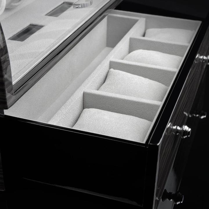 Actual product image Designhütte Watchwinder Basel 6 LCD - Dark Oak (6 x)