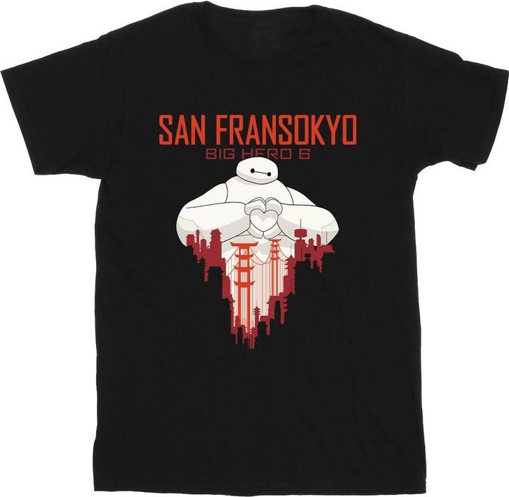 Produktbild Disney Big Hero 6 Baymax San Fransokyo Heart TShirt (M)