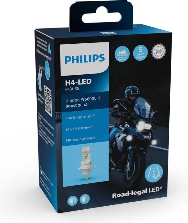 Productafbeelding Philips Ultinon Pro6000 Boost HL (H4)