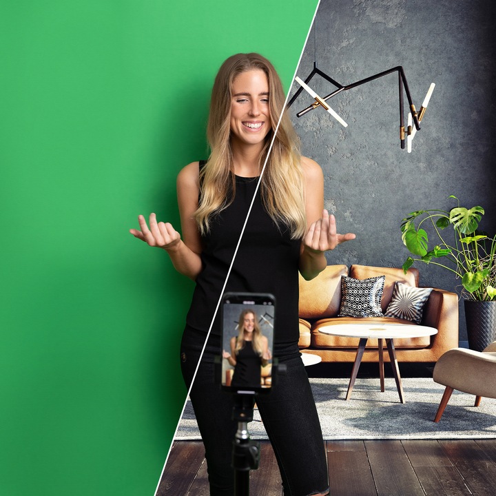 Actual product image Rollei X-Drop Background 3.0m Green (300 cm, 150 cm)