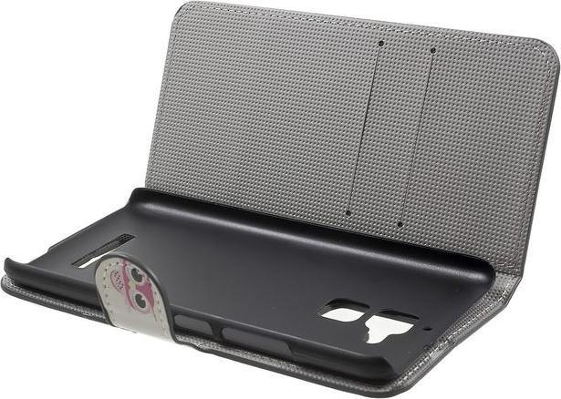 Produktbild MU Style Leder Case mit Eulen (Asus Zenfone 3 Max)
