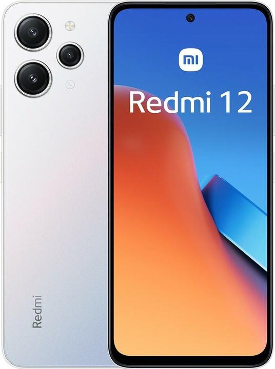Produktbild Xiaomi Redmi 12 (128 GB, Silver, 6.79", Hybrid Dual SIM, 4G)