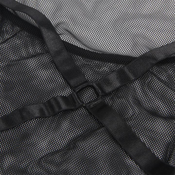 Produktbild Subblime Subllime - Transparentes Neckholder-Kleid Schwarz L/Xl (L, XL)