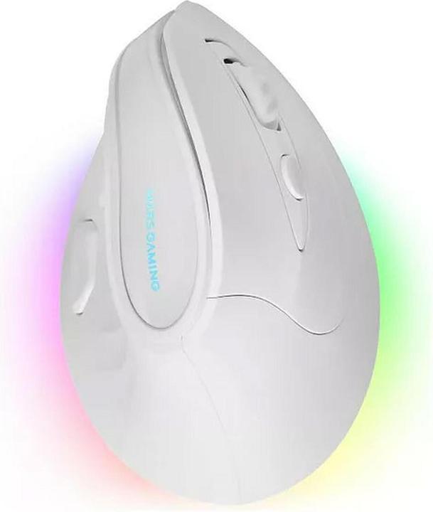 Image du produit Mars Gaming Souris Sans Fil Gamer Ergonomique Verticale Mm-Sk RGB (Blanc) (Sans fil)