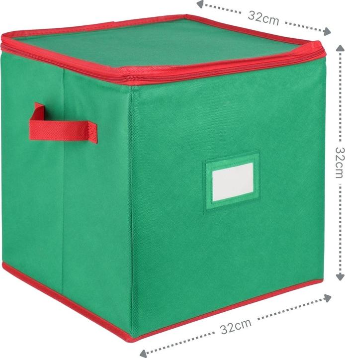Actual product image Hermex Aufbewahrungsbox für Christbaumkugeln Aufbewahrungstasche Sortierbox (33 l)