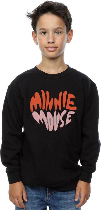 Actual product image Disney Boys Minnie Mouse Heart Shaped Sweatshirt (140, 146)