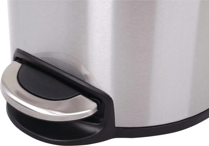Actual product image EKO Pedal bin Artistic Step 30 L stainless steel matt with soft-closing lid and plastic (30 l)