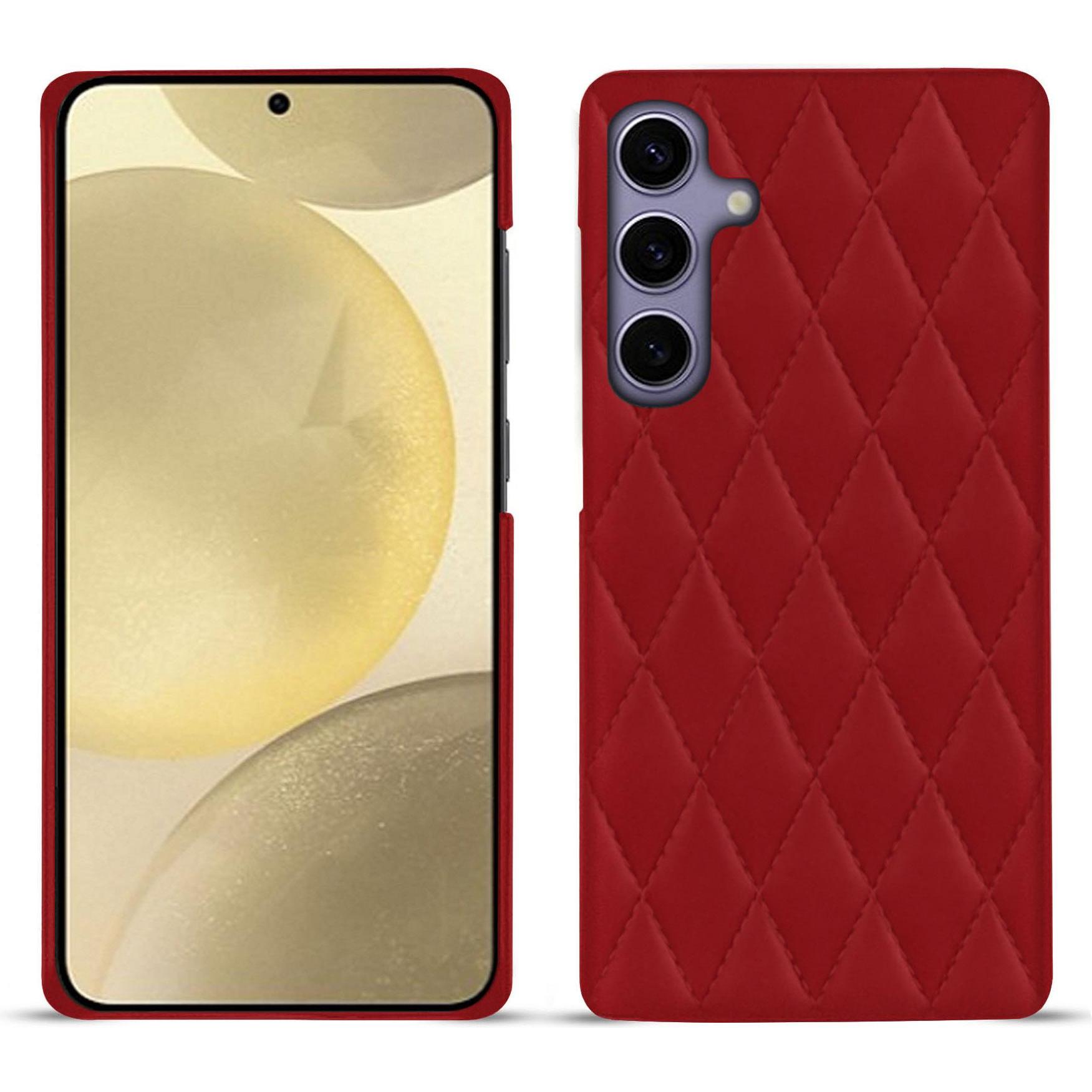 Noreve Lederschutzhülle (Samsung Galaxy S23+, Samsung Galaxy S24+), Smartphone Hülle, Rot