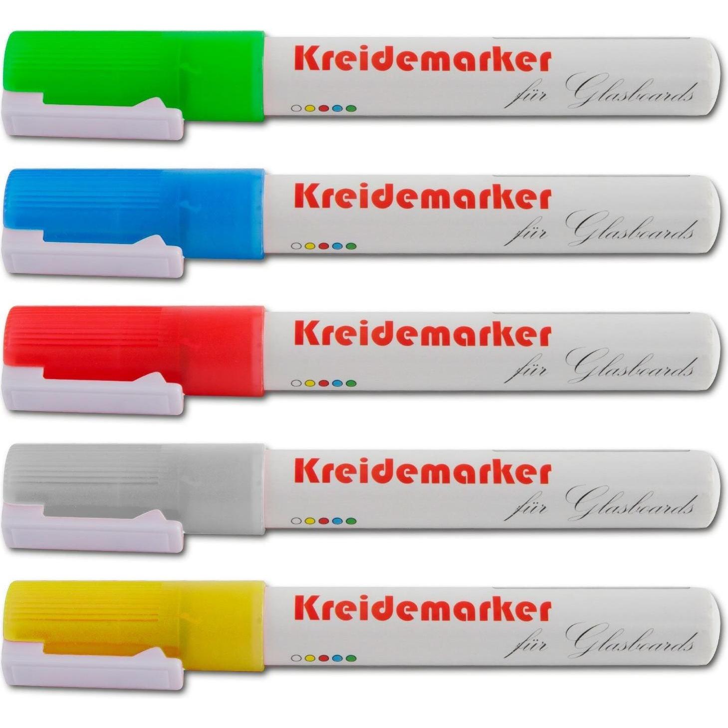 Thumbnail - Office Marshal, Marker, Kreidemarker (Gemischt, 5 x)
