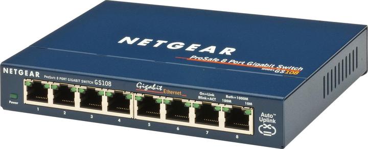 Produktbild Netgear ProSAFE 8-Port Gigabit Unmanaged Desktop Switch (8 Ports)