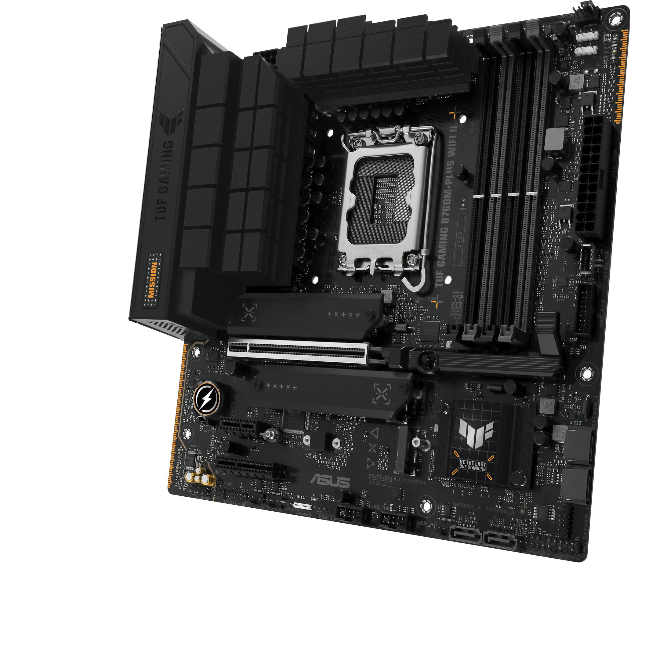 ASUS TUF GAMING B760M-PLUS WIFI II (LGA 1700, Intel B760, mATX), Mainboard