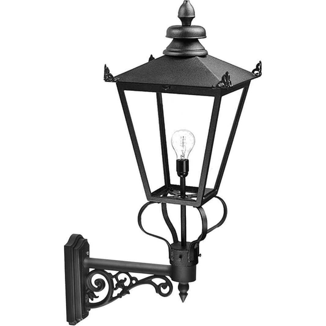 Elstead Lighting, Wandleuchte + Deckenleuchte, Wilmslow Aussen-Wandleuchte E27 Schwarz, Made in UK (E27)